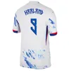 24 25 Jerling de futebol Norwaise Erling Haaland Odegaard Oscar Bobb Equipe nacional 24 25 Camisa de futebol Kit Kit Kit Set Away Men Uniform Red White Player Version8899