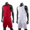 Basketbal dubbelzijdige draagbare basketbal jersey sets uniformen sportkleding ademende snel droge mannen kinderen basketbal training pakken