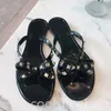 Flip Flops Summer Beach Shoes Rivets sandali a fiocchi Nuovo Fashio Europe States Designer Designer Scarpe da donna Sandali