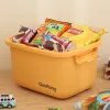 Bodes Boîte de rangement de grande capacité avec manche pour enfants Organisateur pour enfants Vêtements Snack Sendries Panier de rangement de rangement