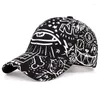 Ball Caps Eyes Graffiti Embroidery Baseball Cap Fashion Outdoor Hip-hop Dad Hat Casual Wild Hats Sports Sun