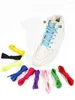 Parti di scarpe senza cravatta stella stella diamante colorata di fibbia in metallo rino in metallo lacci elastici elastico per la shoelace per bambini sport per adulti