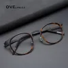 Lentes Design da marca Pure Glasses Titanium Frame para homens metal vintage redonda receita óculos óculos ópticos óculos ópticos