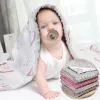 Ställer in högkvalitativ baby filt Nyfödd termisk flanell fleece regnbågs svängblomma för spädbarn bebe bomullsängkläder täcken wrap