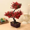 Fiori decorativi vasi in plastica interno artificiale vaso falso bonsai decorazioni di decorazioni di simulazione alberi finti