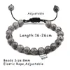 Braccialetti intrecciati da 8 mm di tigre di tigre per sfere di pietra per occhio di tigre per le rocce naturale di roccia naturale da donna Yoga Healing Balance Bracelets 240418