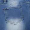 Jeans femminile signore streetwear blu per donne lavati casual dritti alti pantaloni in jeans chic vintage mamma y2k pantaloni