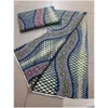 Fabric 2022 최신 진정한 아프리카 디자인 D 실제 왁스 인쇄 직물 앙카라 스타일 소프트 코튼 패션 Pagne Tanga Dress P230506 Drop Deli Dhmde