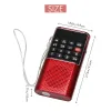 Players RISEL328 Mini Portable Pocket FM Auto Scan Radio Music Audio MP3 Player Outdoor Small Speaker With Voice Recorder