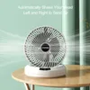 Altri elettrodomestici Nuovo ventilatore desktop pieghevole vibrazione testa elettrica ventola di ricarica portatile mini rumore basso vento forte vento a 3 marce