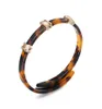Puravida Charm Bracelets for Women Vintage Fashion Leopard Print Acrylised Personalized Aretate Desin Cuff Party7945558