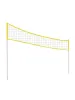 Volleyball Outdoor Portable Volleyball Net pliant Réglable Badminton Badminton Réglable Net avec poteau debout pour Beach Grass Park Outdoor