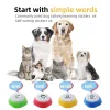 Toys RVB Light Dog Talking Bouton avec autocollant Mat Mots simples enregistrant un jouet interactif élevé pour l'entraînement pour animaux de compagnie