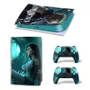 Klistermärken FF7 Game Girls Tifa PS5 Decal PS5 Console and Controllers Sticker Vinyl PS5 DISK Digital Edition Skin Sticker