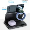 Laddare Foldbar trådlös laddningsstativ för Samsung Galaxy Z Fold 5 4 3 S23 Ultra Fast Charging Dock Station för Galaxy Watch 6 Buds2