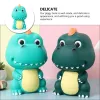 Caixas Dinosaur Shape Coin Contêiner Piggy Bank Coin Storage Jar Vinil Piggy Bank Ornament Money Box