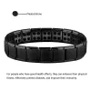 Strands Creative Titanium Steel Bangle No Magnetic Man Charm Masculinity Leather Bracelet Stainless Steel Magnetic Buckle Punk Bracelet