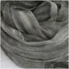 Банданас шелковой шерстяной шарф для женщин весенний осенний свет, прозрачный шаль, роскошный