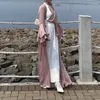 Roupas étnicas Oriente do Oriente Médio Dubai Moda Feminina e elegante Cardigan Robe com saia interna
