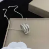 Mode Luxus Blarry Designer Halskette Schlange Knochen Halskette Voll Diamant Vgold Elektropliert 18K Roségold Schlangenform Schmuck mit Logo und Geschenkbox