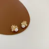 Boucles d'oreilles étalon 1 paire mode miel abeille perle femme simplicité exquise élégant midi anniversaire bijoux