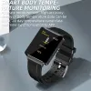 CONTROLLO GEJIAN NFC Smart Watch Door Access Control Sblocco Smartwatch uomini Donne Bracciale FIESS Bluetooth Chiama il rilevamento della frequenza cardiaca