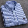 Frauen/Männer lässige Polo Langarm Shirts Homme Luxus Designer Marke Kleidung Geschäft Baumwolle Oxford Non -Eisen Slim Formal Hemd Hochqualität