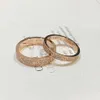 Multiple styles of rings High Gold Classic Love Full Sky Star Womens Luxury Diamond Single Live with cart original rings