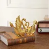 Set di stoviglie Premium: Golden Swan Forksio