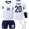 Soccer Men's Tracksuits Cup England Jersey 9 Kane 10 Bellingham 20 Foden Kit Version