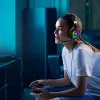 Küpe Onikuma K10 Headmounted Profesyonel Oyun Kulaklığı RGB Renkli Aydınlatma Mikrofon PC Telefon PS4 Xbox Switch Kablolu Kulaklık