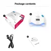 Kits Sunuv Uv Led Lamp Sun5/ 5plus48w Nail Dryer for Curing All Types Gel 99s Low Heat 36 Leds Uv Lamp for Two Hands Nail Art Hine