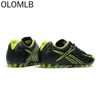 Chaussures de football américain Boots de football intérieur masculin Société masculine Société pour enfants à cinq joueurs plante artificielle Field Kick Sports 803