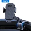 Держатели мобильного телефона Topk Car Thone Stand Wannal Dashboard Car Clip Mount GPS Crackt Mobile Phone Поддержка мобильного телефона на автомобиле для iPhone Samsun Y240423