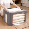 Bins Foldable Quilt Organizer Storage Organizers Clothes Blanket Box Large Capacity Closet Sweater Storage Clothes Cabinet Organizer