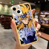 Bumpers de téléphone portable Saint Seiya Hyoga Shiryu Clean Clear Case For Redmi Note 13C 12C 11 10C 10S 9A 9T 9C 8 7 PRO MAX 4G 5G COUVERTURE transparent Y240423