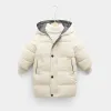 Coats kids Winter Children Fashion Down cotton Jacket coat Girl Hooded Thicken infant snowsuit Boy Warm Baby clothing overalls Clothes