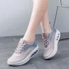 Casual Shoes Lace Up For Women Mesh Breattable High On Platform Low Gym Woman Footwear Running Ankomst 2024 Pris A H