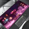 Rests Pink Japan Neon Mouse Pad Large Gamer Mausepad Deskmat Computer Gaming Accessories Art Carpet 90x40 Play Mats Anime Office Mat