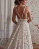 Unique Gown Wedding Dresses Lace Long-Sleeve Detachable illusion bodice Sweep Train Zipper race A-Line Vestidos De Novia