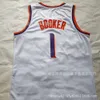 Mixiu Jersey för Suns 1# Booker 35# Durant's Purple