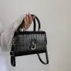 Bolsas de sacos para mulheres Trendência 2023 bolsas de couro falso para mulheres bege preto roxo Moda pequena bolsas para mola para mujeres sac new