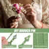 Fleurs décoratives broche aimant fleur bâton corsage boucle magnétique boucle monte bouquet de mariage aimants