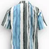 Мужские повседневные рубашки 2024 г. Поперечная граница гавайская рубашка цветока.