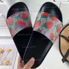 Designer sandals Web Slide gomma da donna Piattaforma SCHEA SCHEDER SLIPER SAPPLE SANGLE STRUID BROSTALE BROCADE AGRIPOLARE FATTO Tiger Womens Stampa Matelasse Blooms Beach