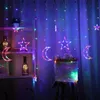 Juldekorationer älgklocksträng Ljus LED för hemhängande Garland träddekor Xmas år dekoration y201020 droppleverans trädgård Otufz
