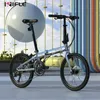 Rowery 20 -calowe Ultralekost Składany rower 9 prędkość aluminium Aluminium Lekkie drogowe rower górski