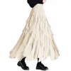 Jupes High Low Tulle Jirt 2024 Femme Long Maillard Maillard Fall Elegant Cocktail Mariage pour femmes décontractées