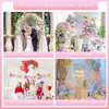 Party Decoration Wedding Arch Backdrop Stand Gold Metal Suitable For Baby Shower Birthday Garden Balloon