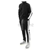 Tracksuits voor heren streetwear herfst/winter nieuwe casual casual heren set mode gekleurde staande kraag jeugdsportset voor mannen modeset